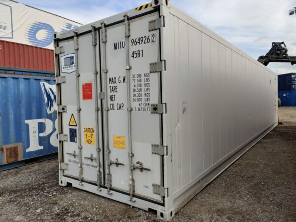 40REF Reefer container MIIU9649262 - rented out