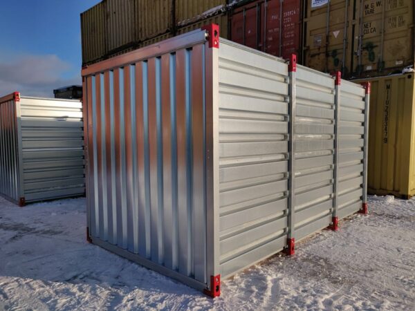 Sheet metal storage container 4m galvanized - Image 4