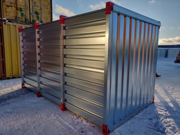 Sheet metal storage container 4m galvanized - Image 3