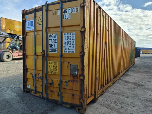 45HCPW Shipping container MIIU4511033 - TALLINN (2012.a.)