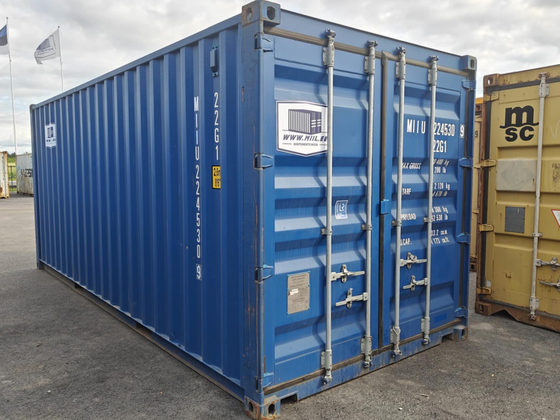 20DC Shipping container MIIU2245309 - PÄRNU - Image 3