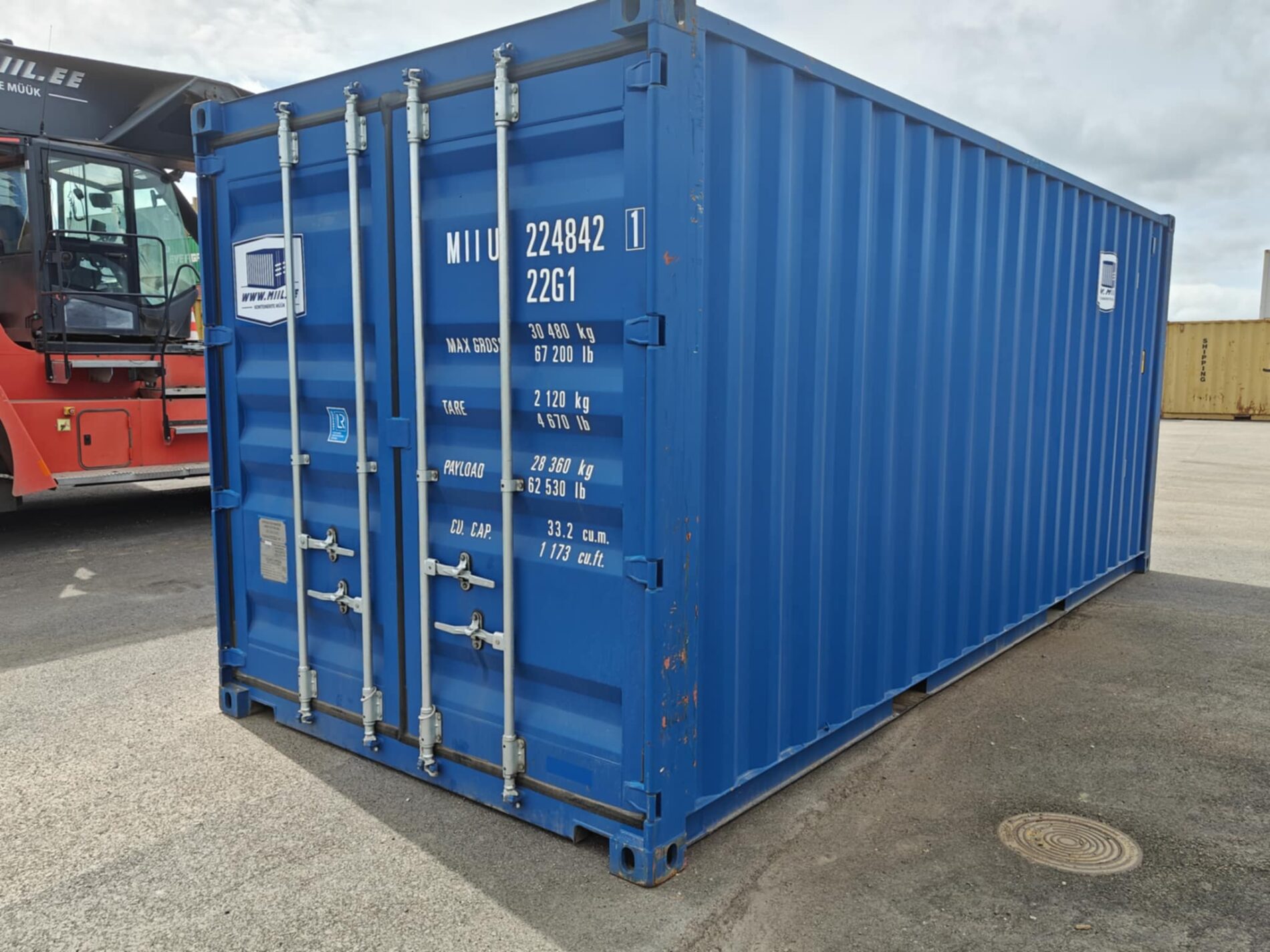 20DC Shipping container MIIU2248421 - PÄRNU