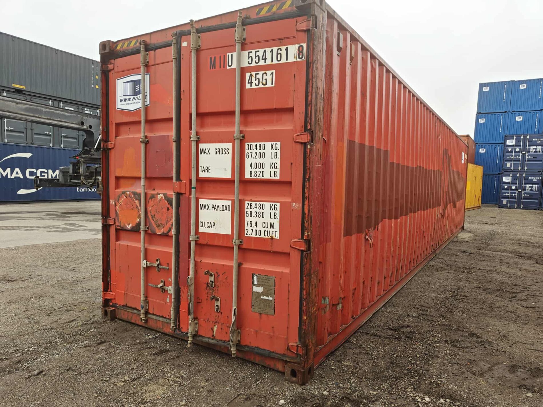 40HC Merekonteiner MIIU5541618 - TALLINN