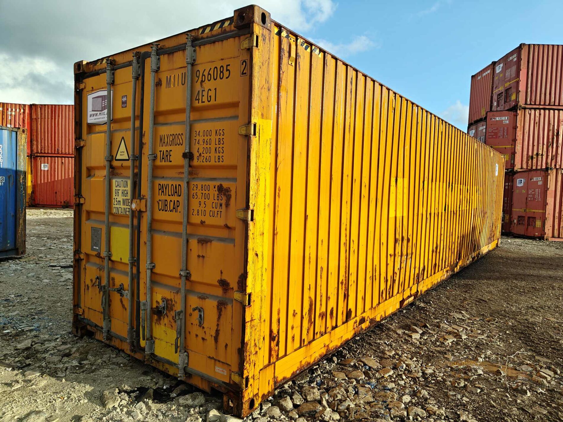 40HCPW Merekonteiner MIIU9660852 - TALLINN