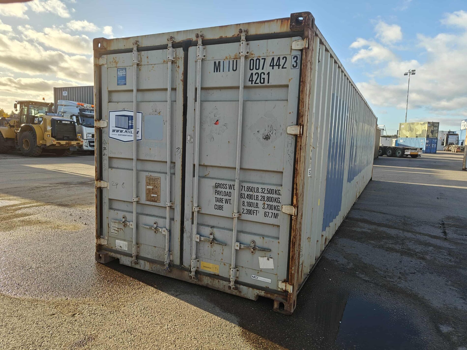 40DC Merekonteiner MIIU0074423 – TALLINN
