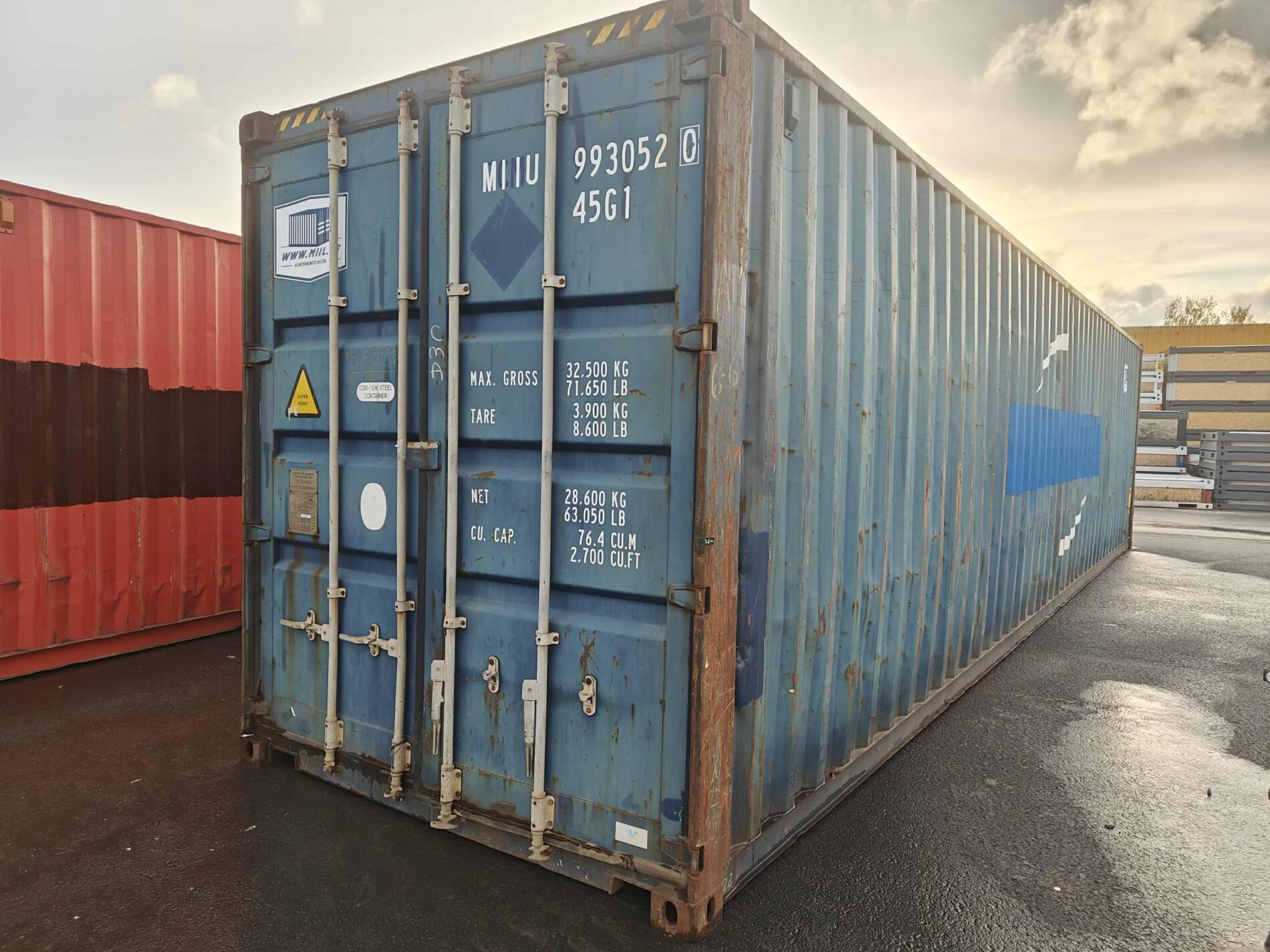 40HC Merekonteiner MIIU9930520 – PÄRNU