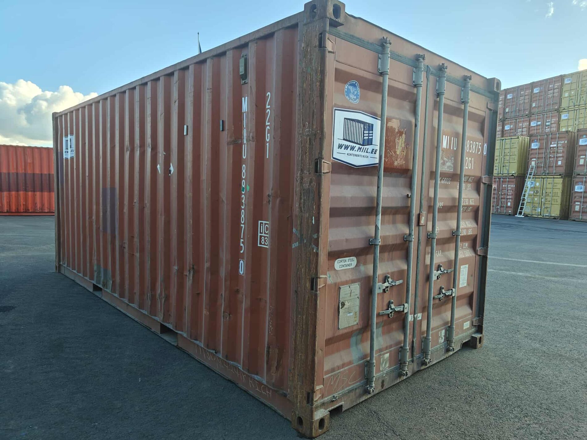 20DC Merekonteiner MIIU8838750 - TARTU - Image 3