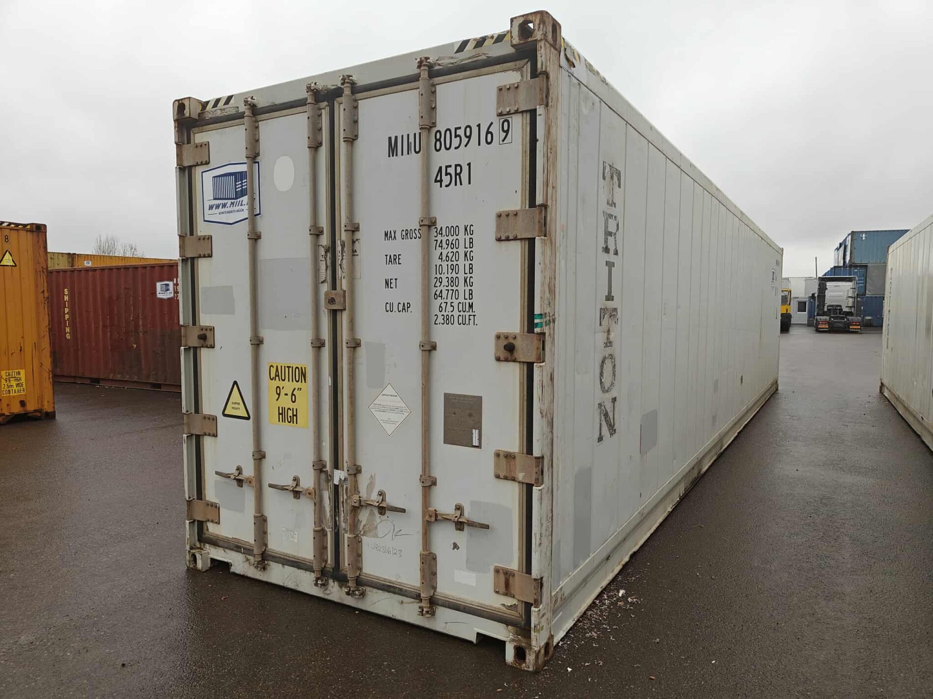40REF Merekonteiner MIIU8059169 - 2012 aasta