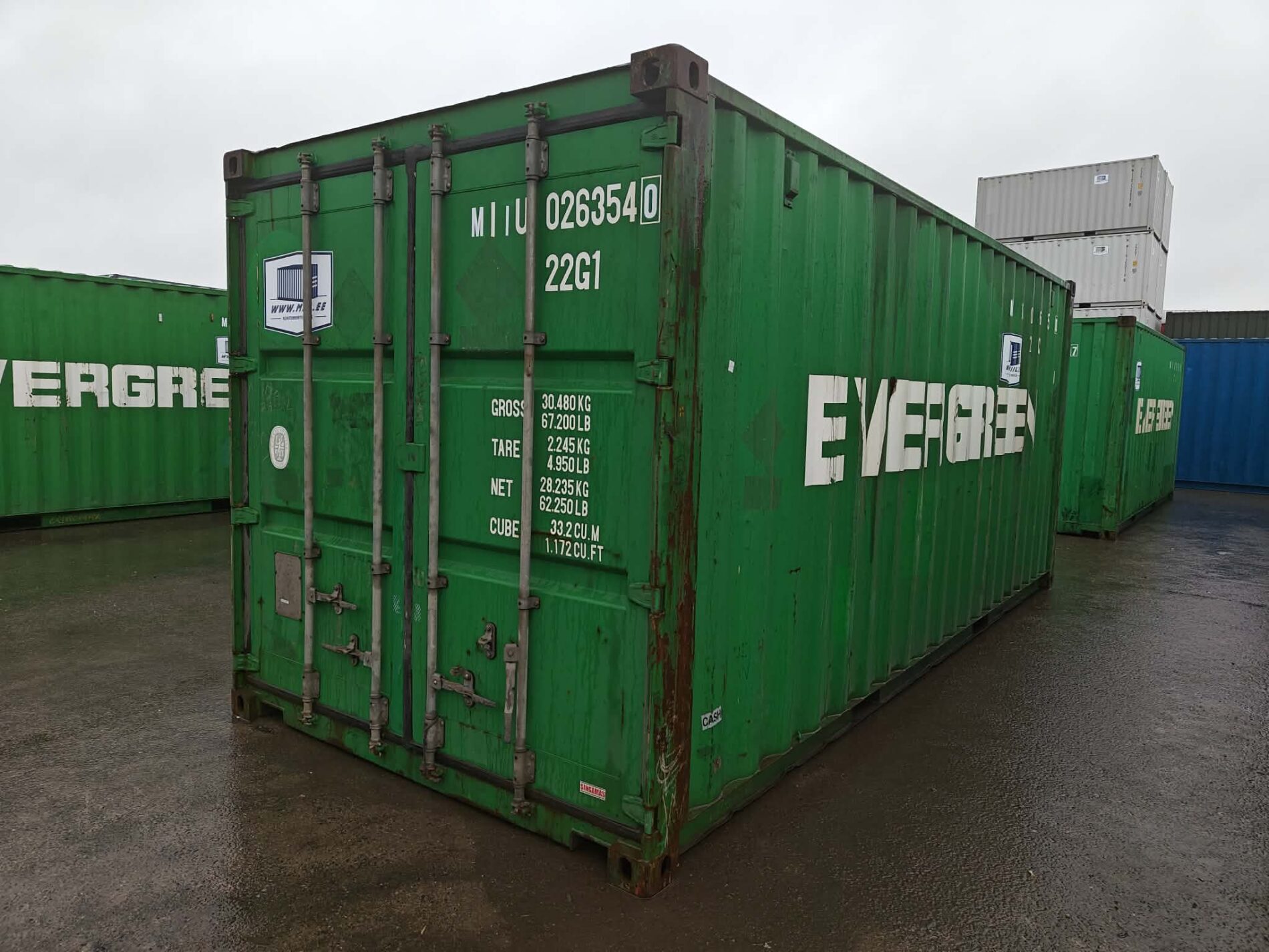 20DC Merekonteiner MIIU0263540 - TALLINN