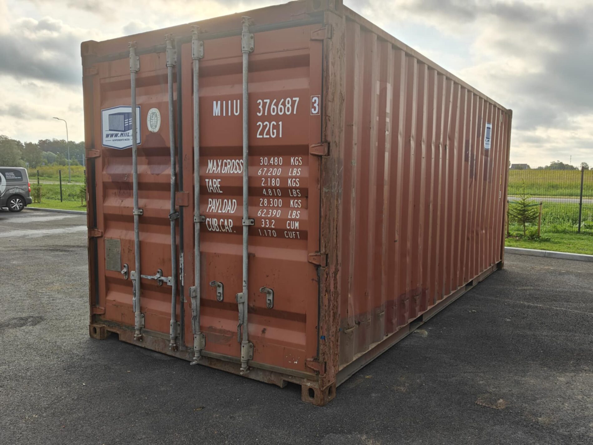 20DC Merekonteiner MIIU3766873 - TARTU