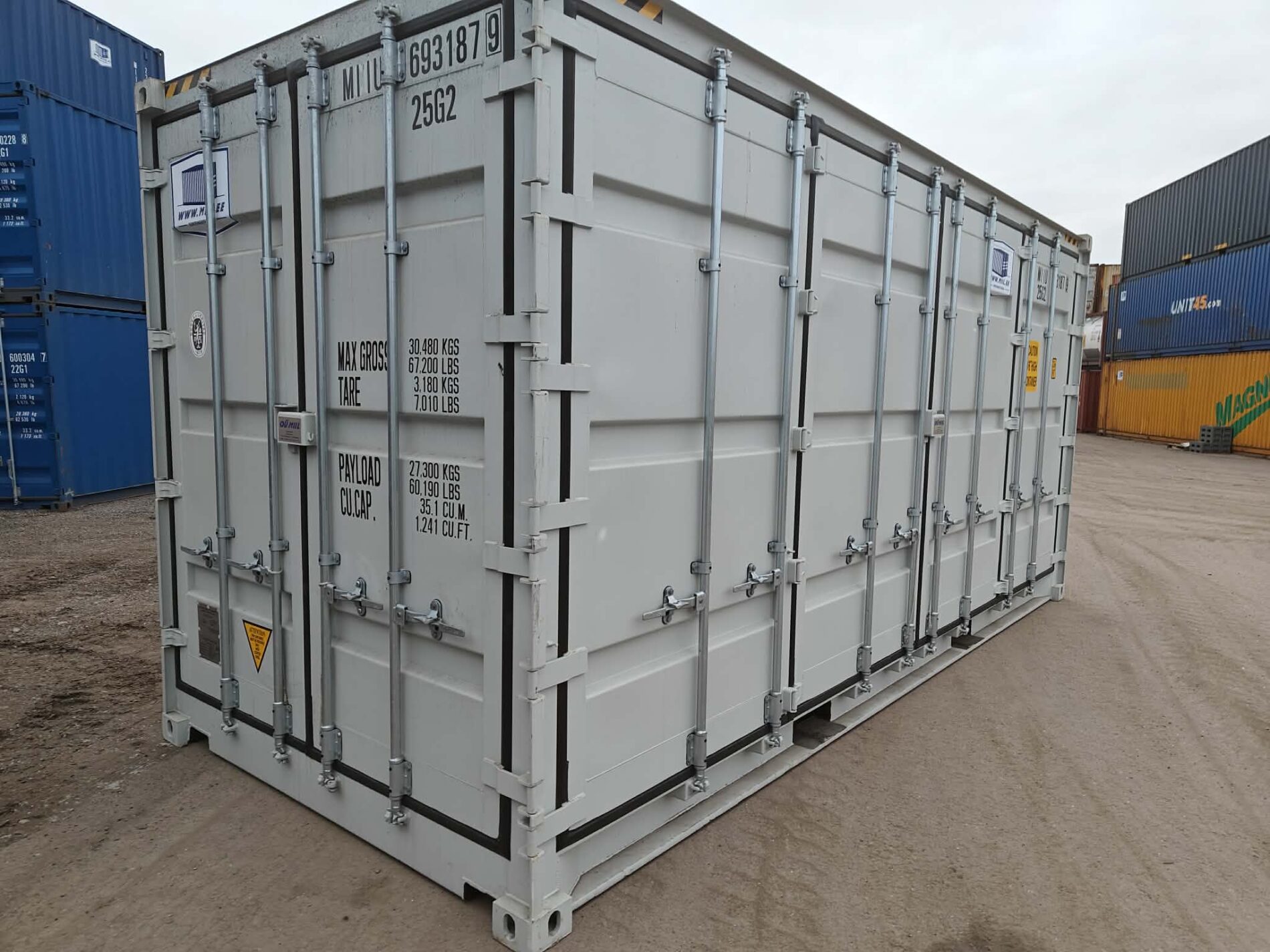 High Cube Open Side Sea container - Miil OÜ
