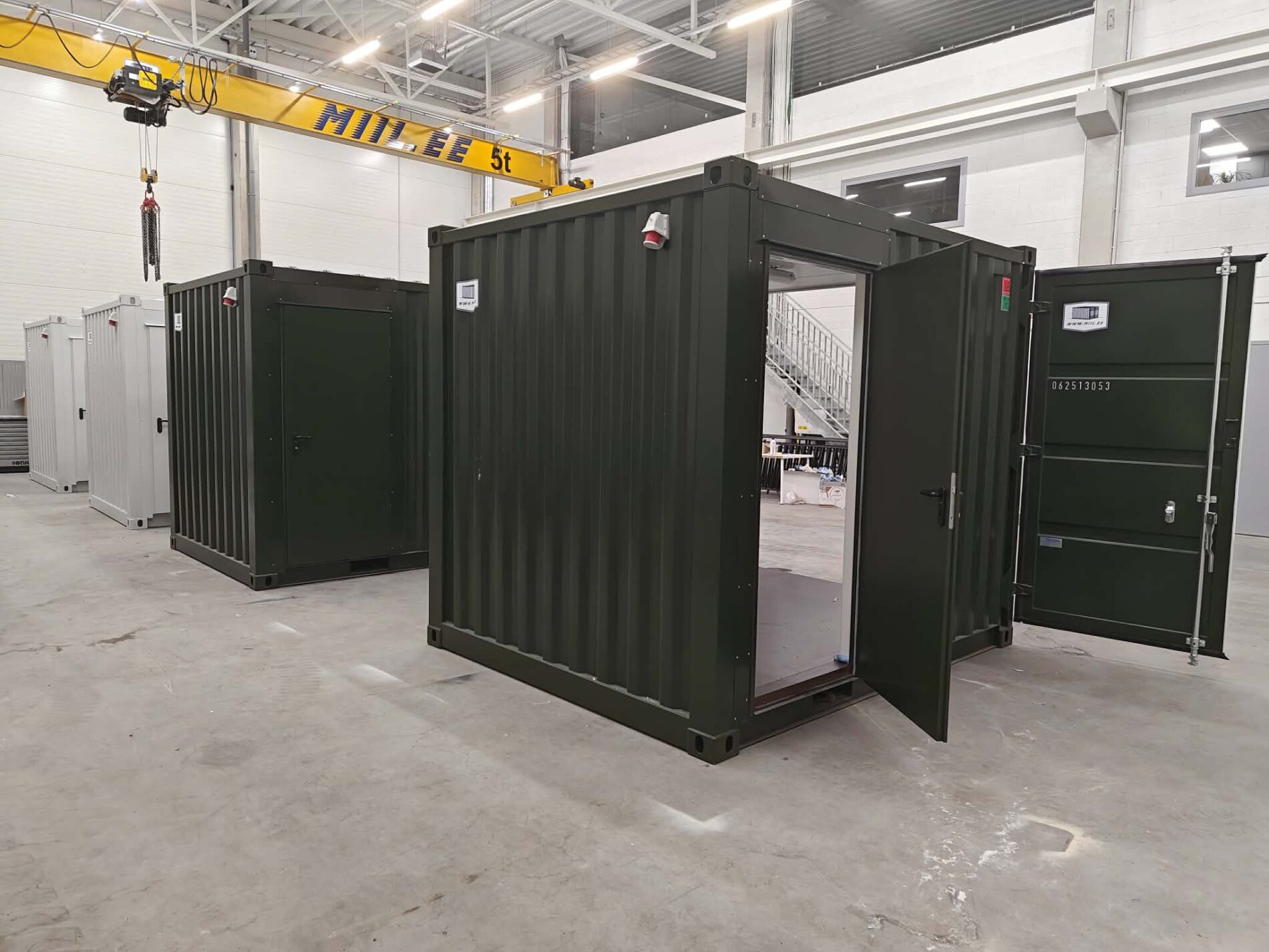 Siltināts 10DC konteiners ar sānu durvīm un elektrības sagatavotību — изображение 11
