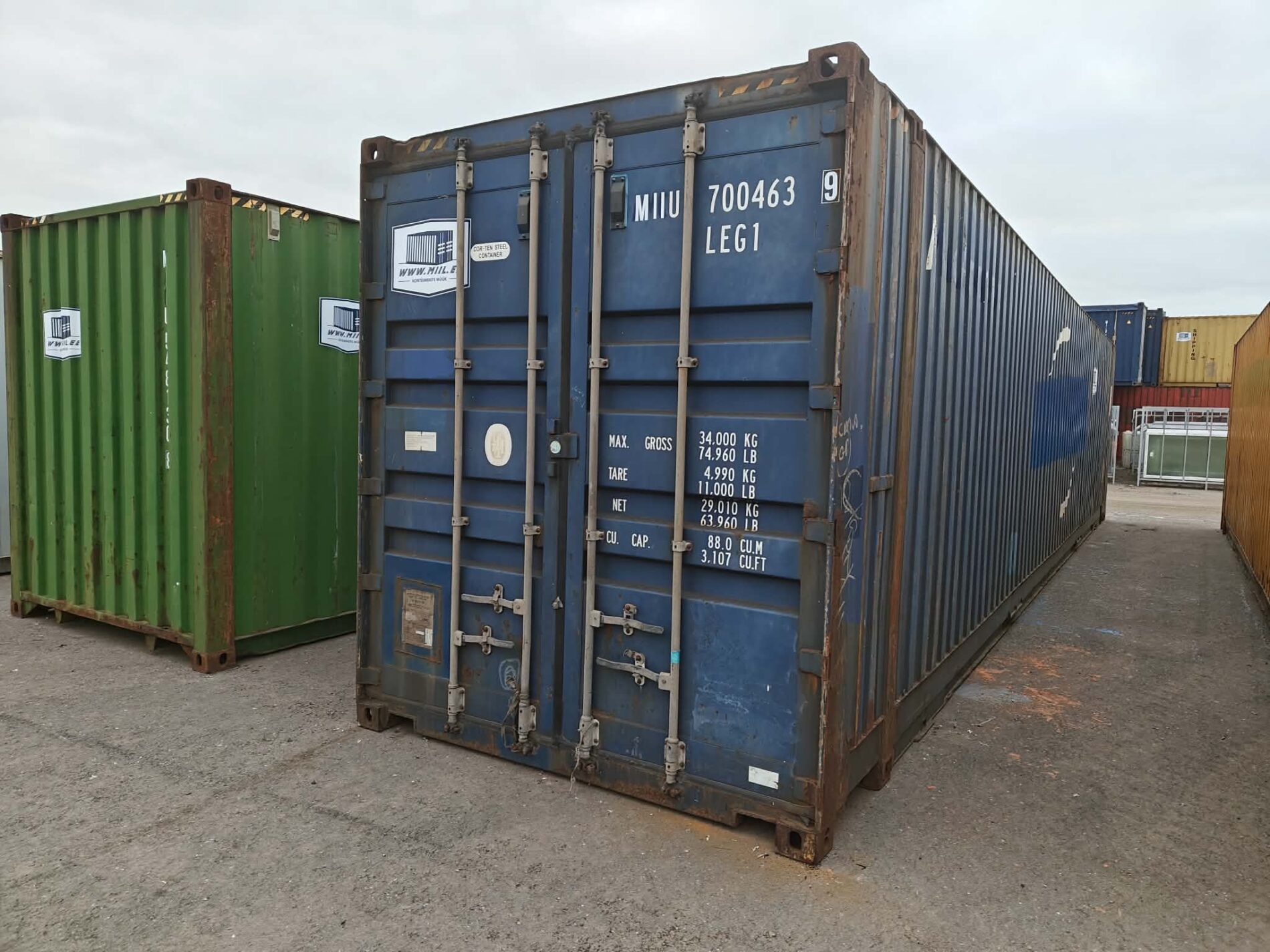 45HCPW Merekonteiner MIIU7004639 - TALLINN - Image 2