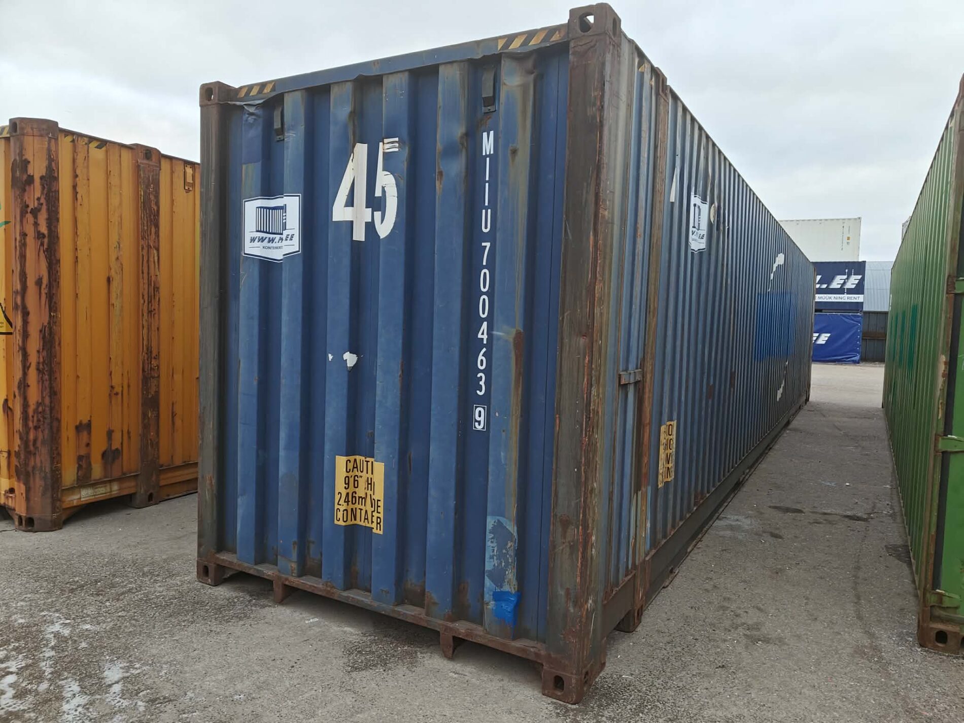 45HCPW Merekonteiner MIIU7004639 - TALLINN - Image 3