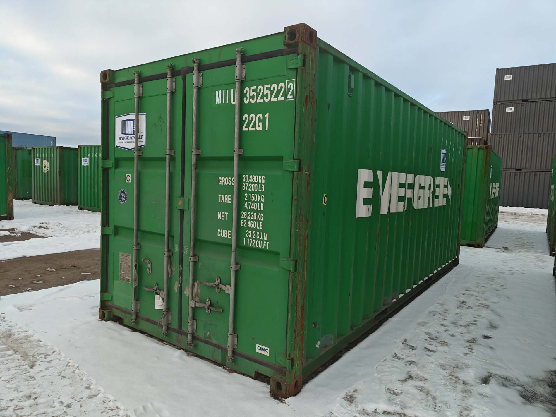20DC Merekonteiner MIIU3525222 - RAKVERE
