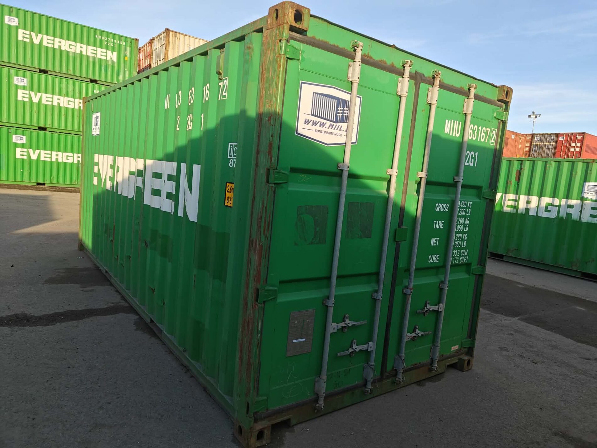 20DC Merekonteiner MIIU3631672 - TARTU - Image 2
