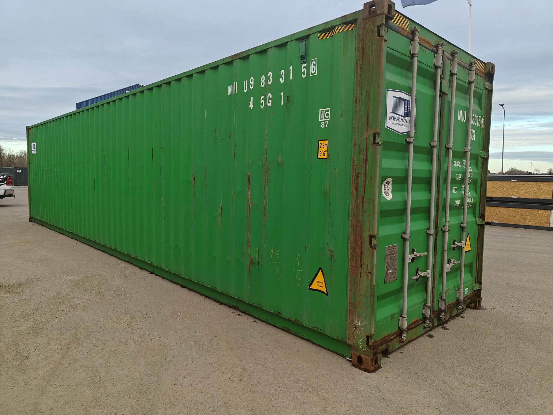 40HC Merekonteiner MIIU9833156 – TALLINN (2019) - Image 2