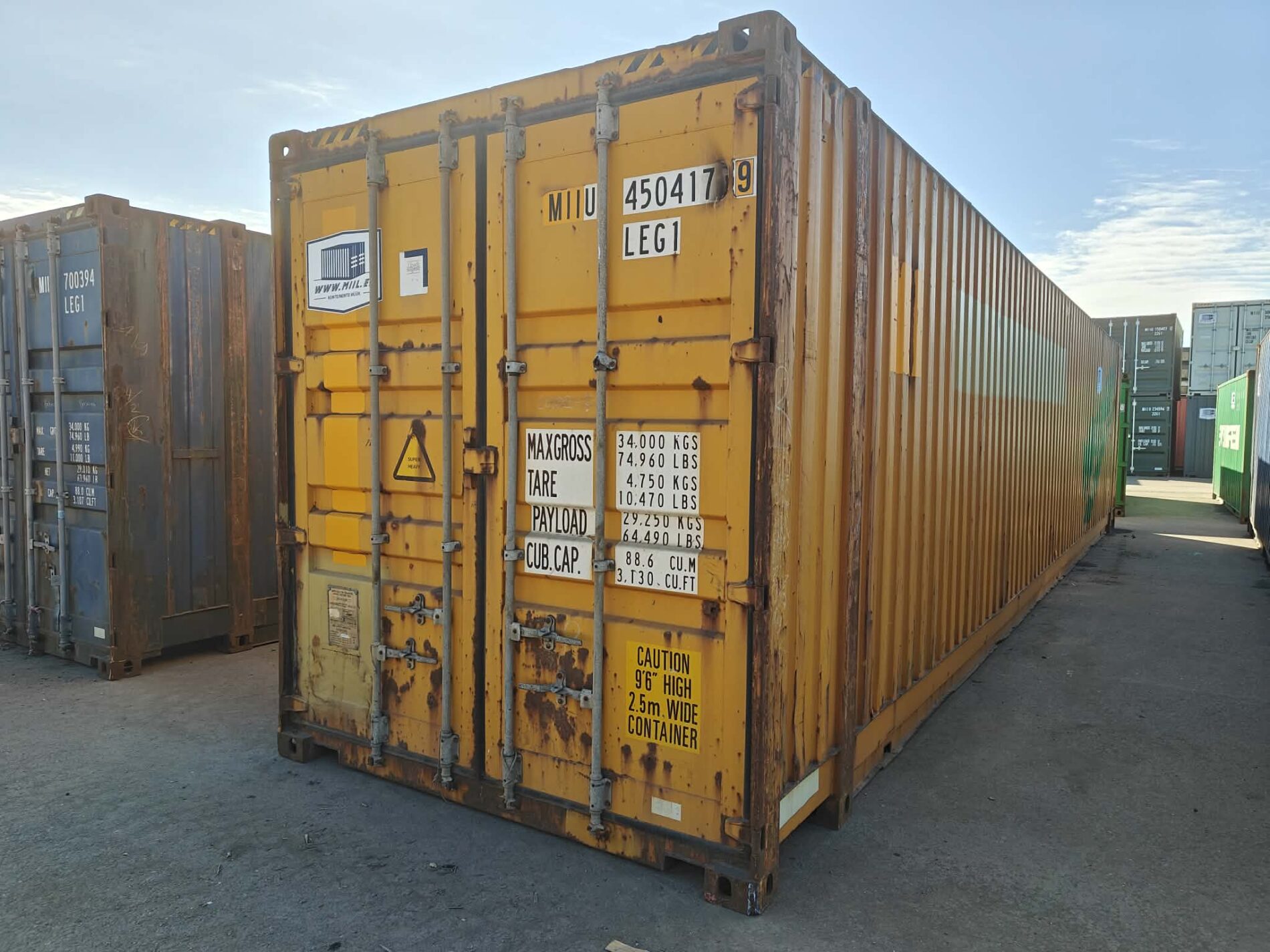 45HCPW Merekonteiner MIIU4504179 - TALLINN - Image 2