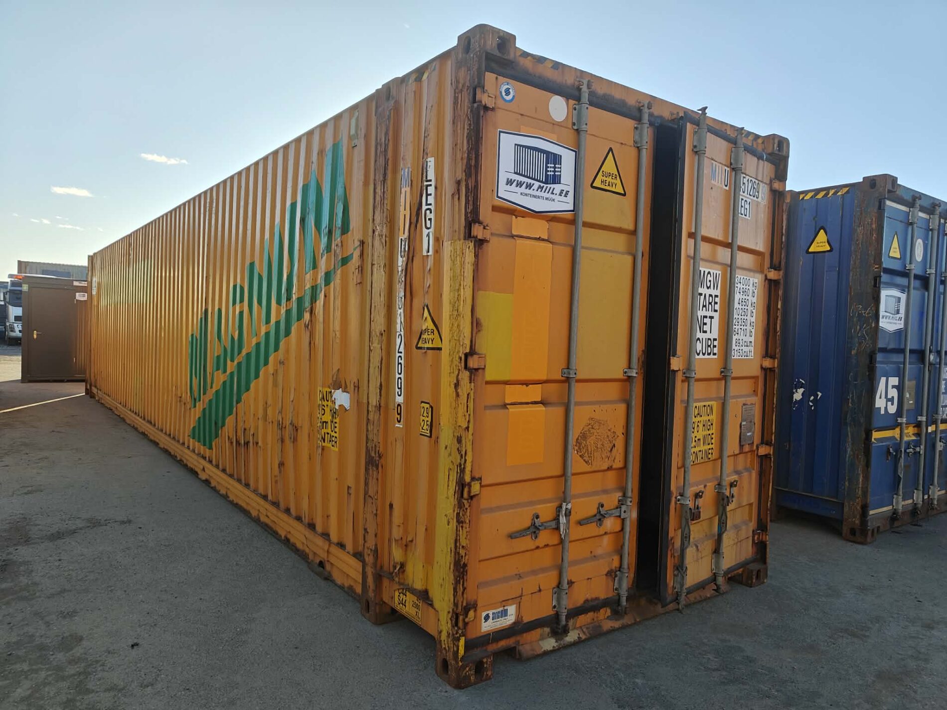 45HCPW Merekonteiner MIIU4512699 - TALLINN - Image 2