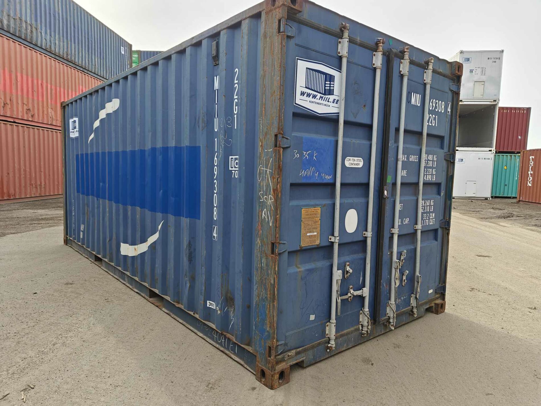 20DC Merekonteiner MIIU1693084 - TARTU - Image 2