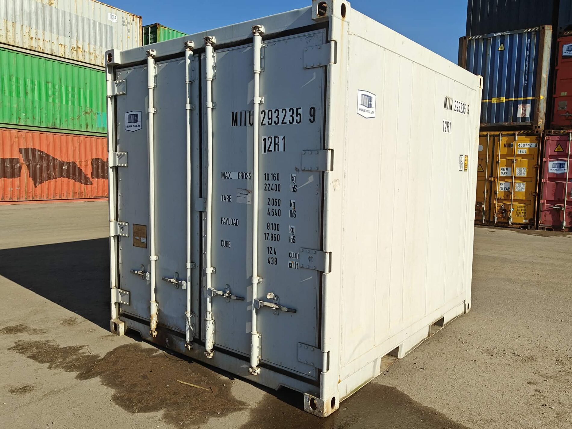 10DC Merekonteiner – MIIU2932359 Soojustatud - Image 2