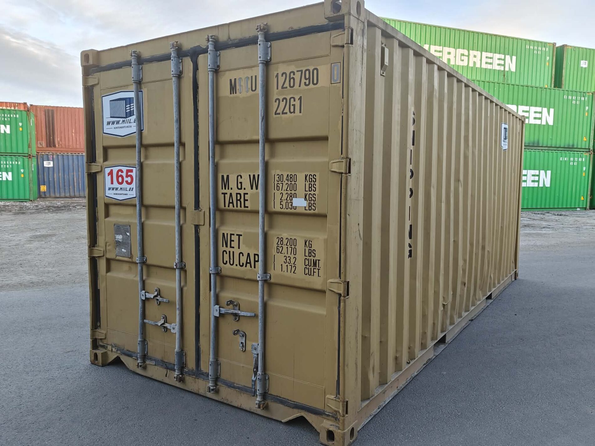 20DC Shipping container MIIU1267900 - TALLINN