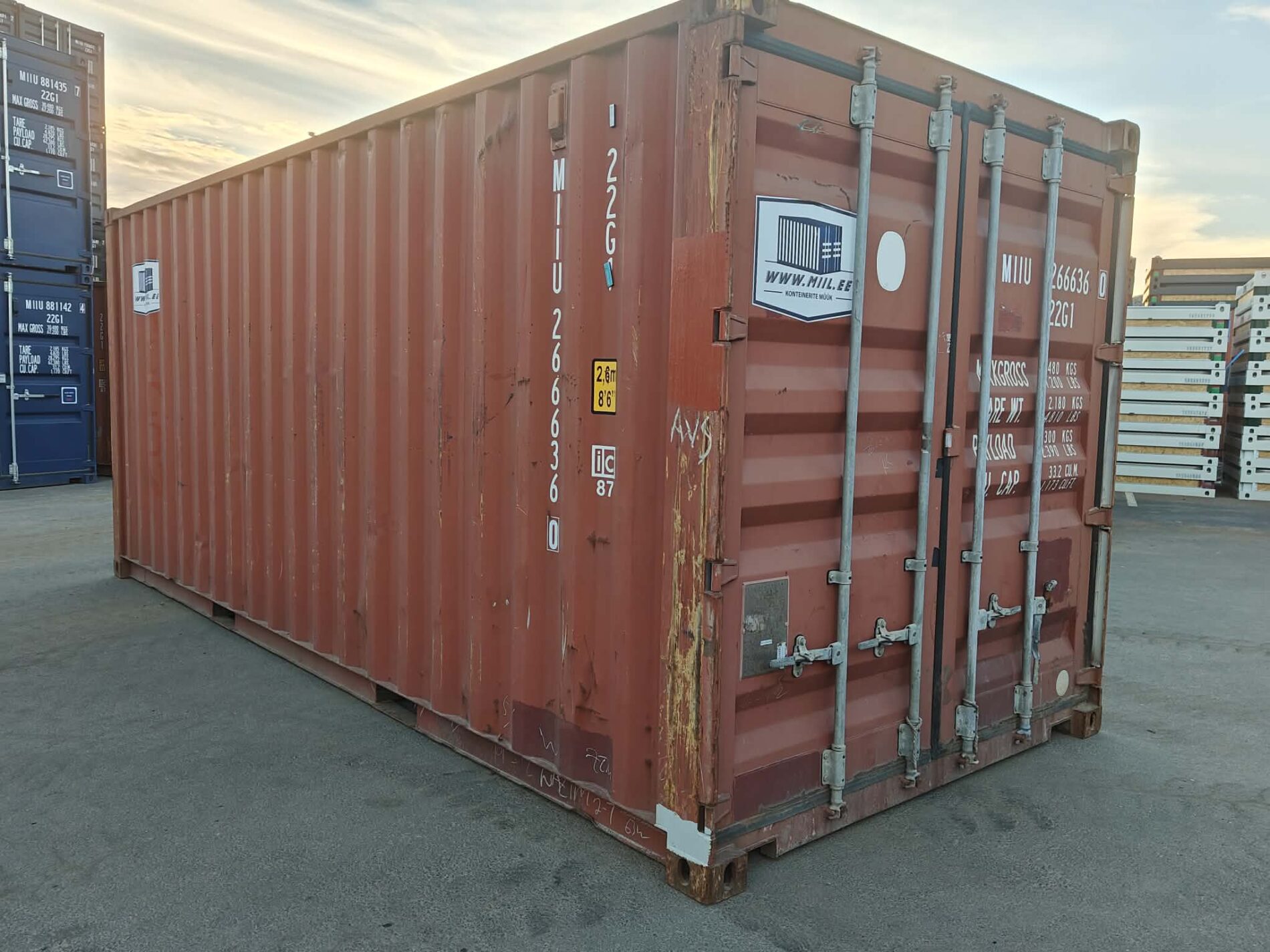 20DC Merekonteiner MIIU2666360 – TALLINN