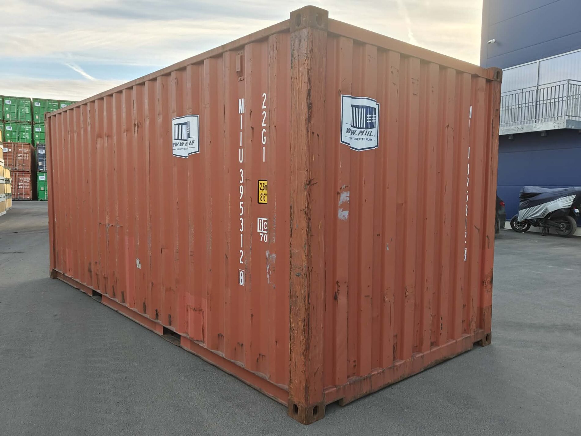 20DC морской контейнер MIIU3953128 - TALLINN — изображение 4