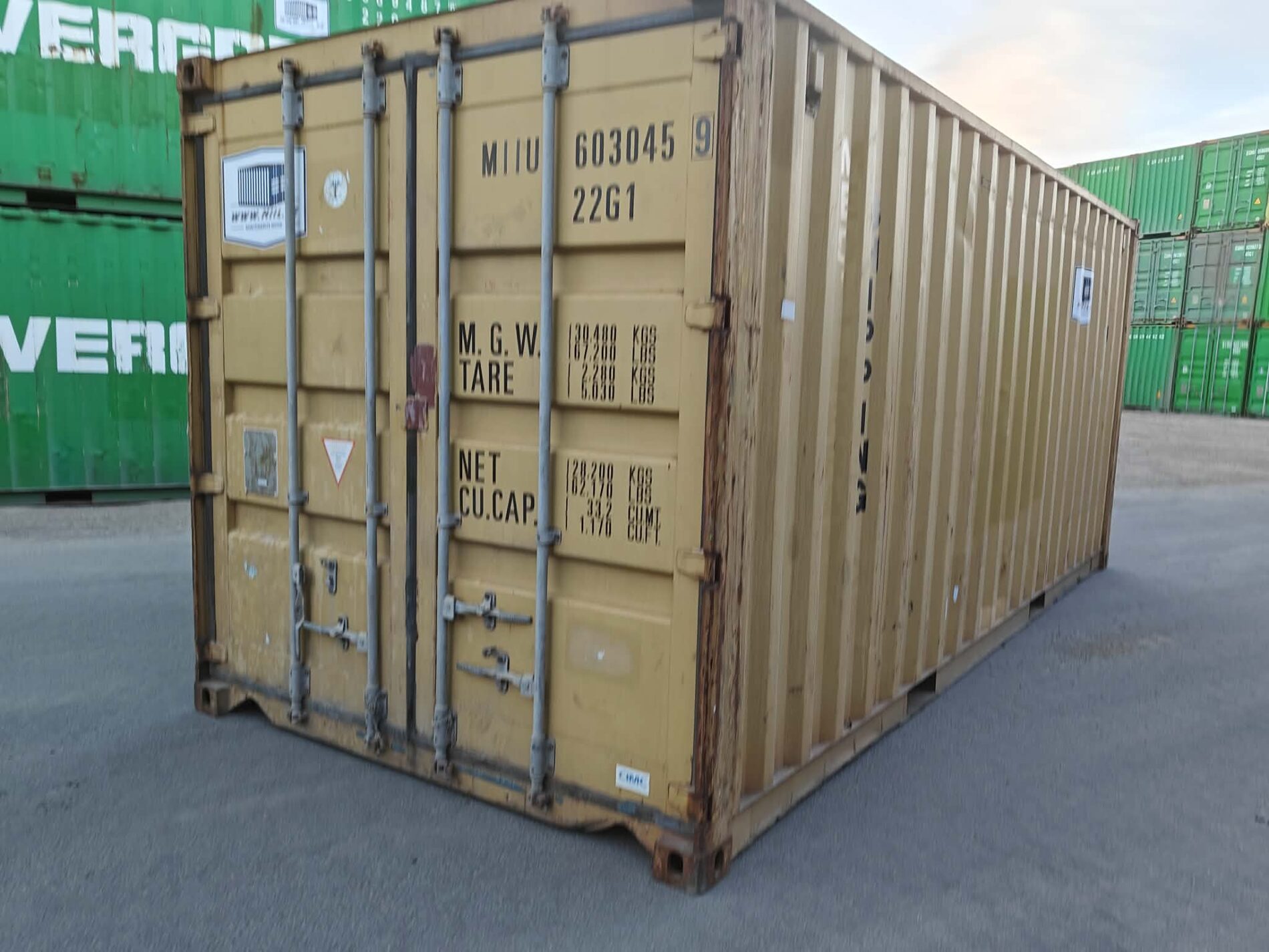 20DC Juras konteiners MIIU6030459 - TALLINN
