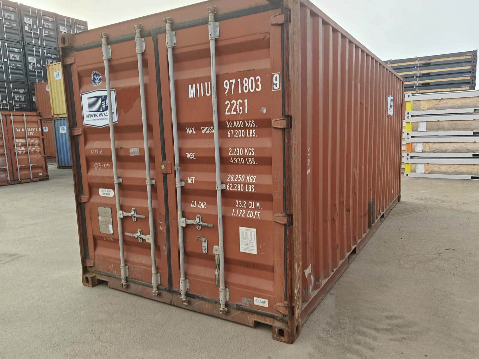 20DC Juras konteiners MIIU9718039 - TALLINN