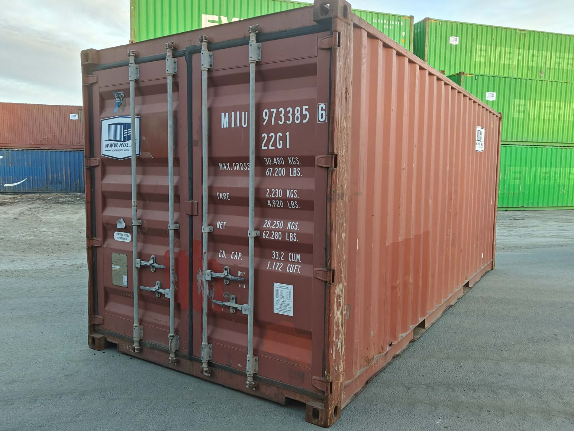 20DC Merekonteiner MIIU9733856 – TALLINN - Image 2