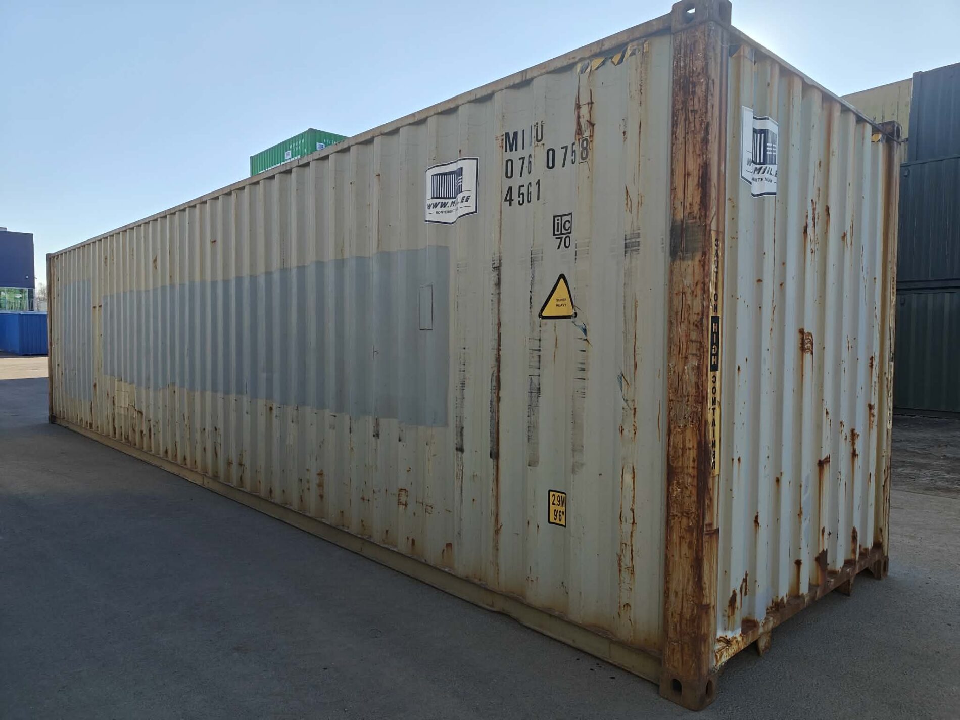 40HC Shipping container MIIU0760758 - TALLINN - Image 3