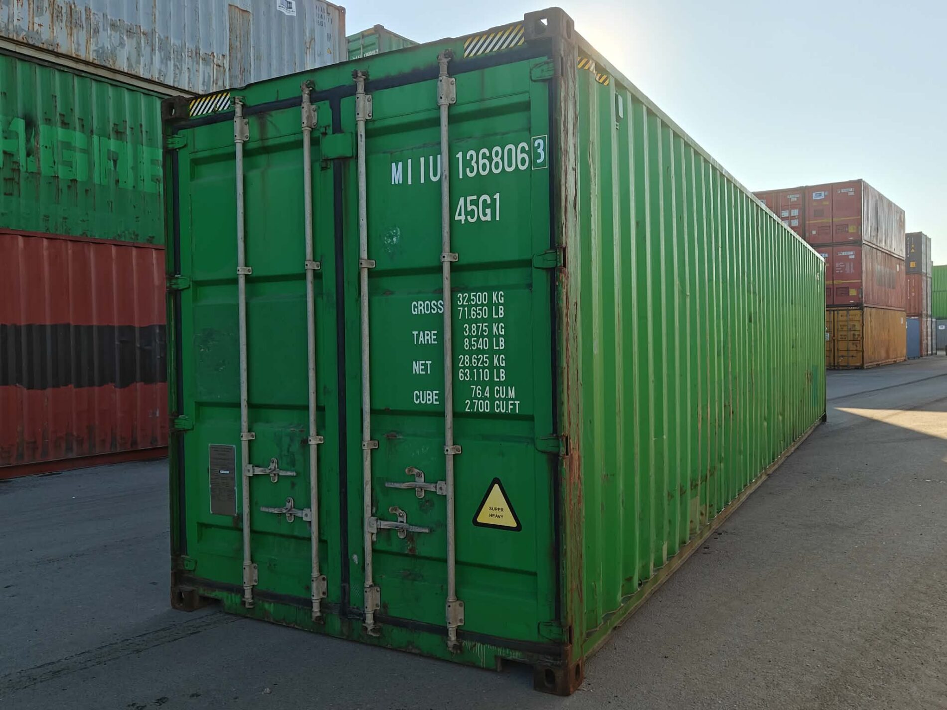 40HC Shipping container MIIU1368063 - Tartu