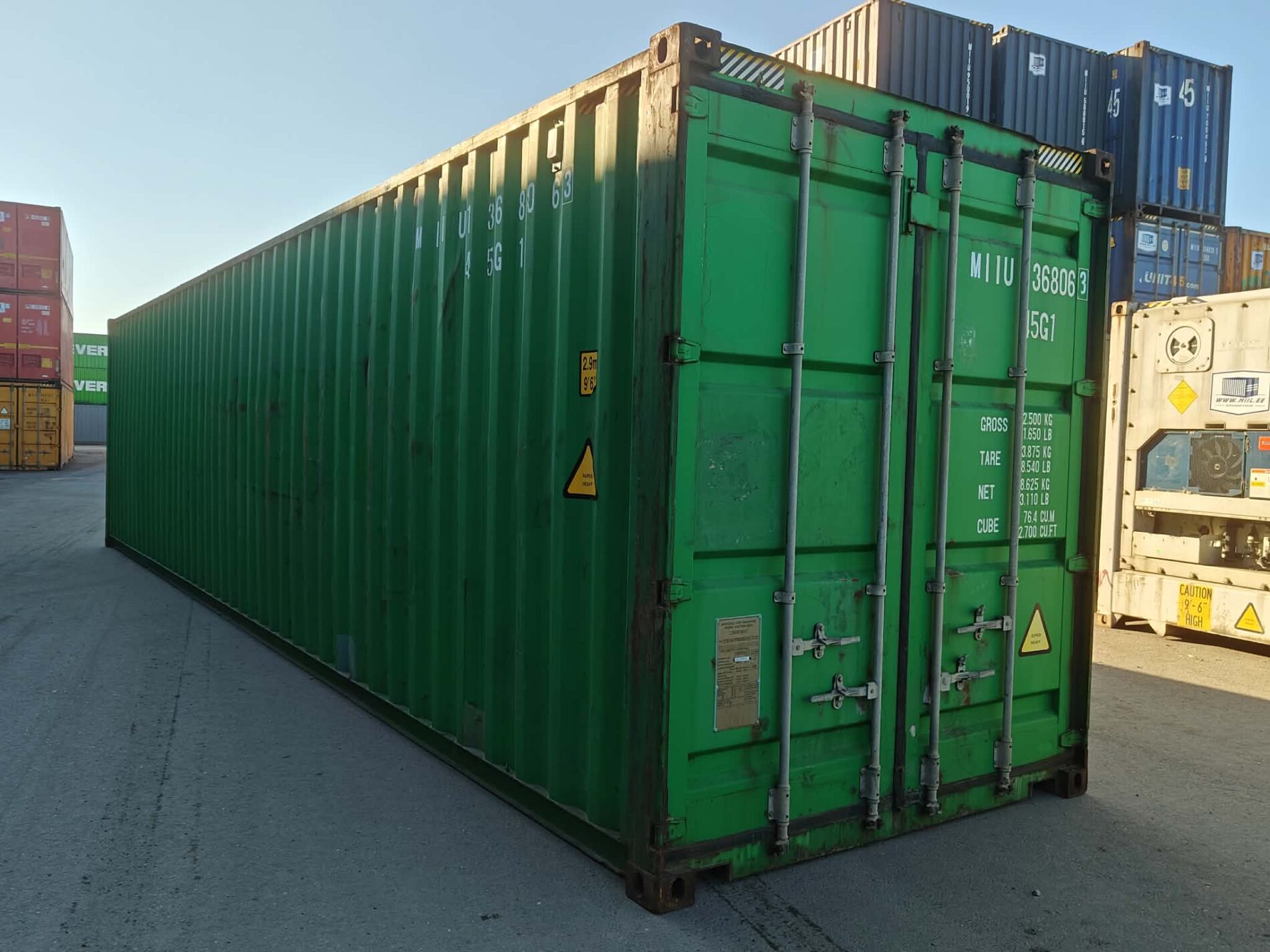 40HC Shipping container MIIU1368063 - Tartu - Image 2