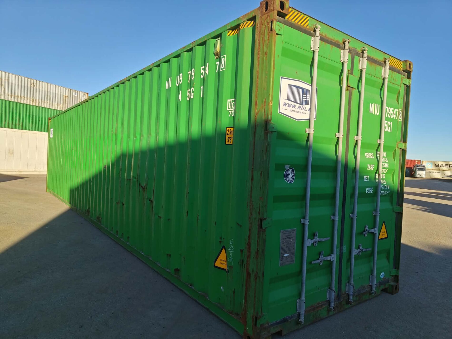 40HC морской контейнер MIIU9795478 - TALLINN