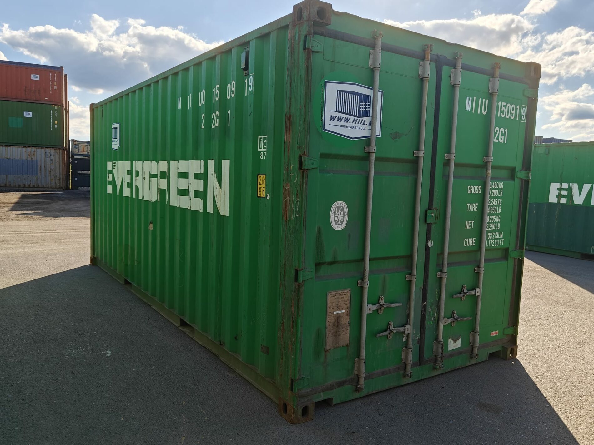20DC Merekonteiner MIIU0150919 - PÄRNU - Image 3