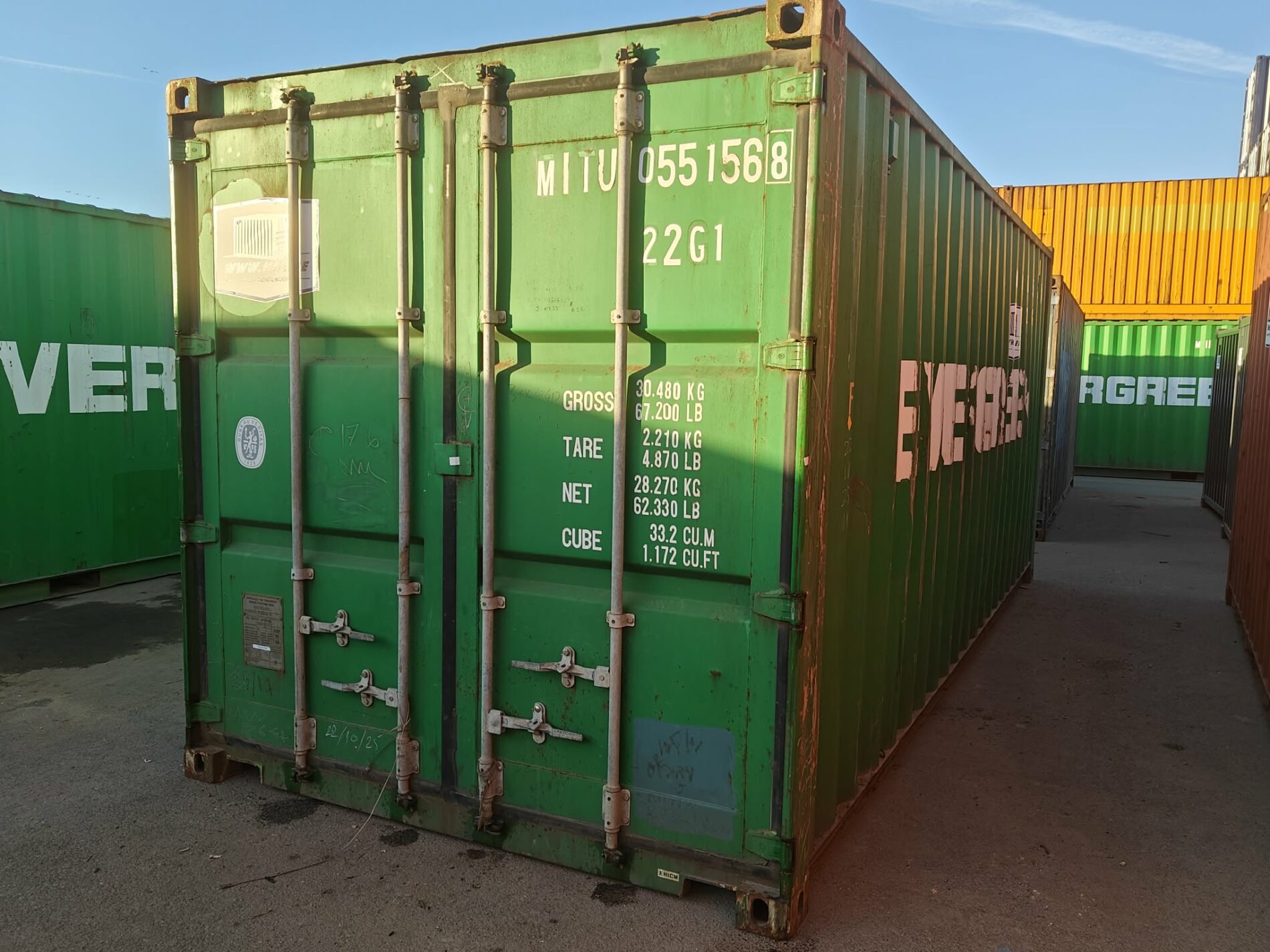 20DC Merekonteiner MIIU0551568 – TALLINN