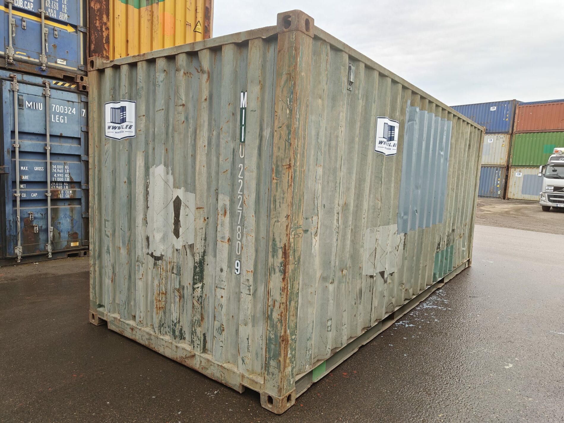 20DC Merekonteiner MIIU2227809 – TALLINN (Avariiline) - Image 3