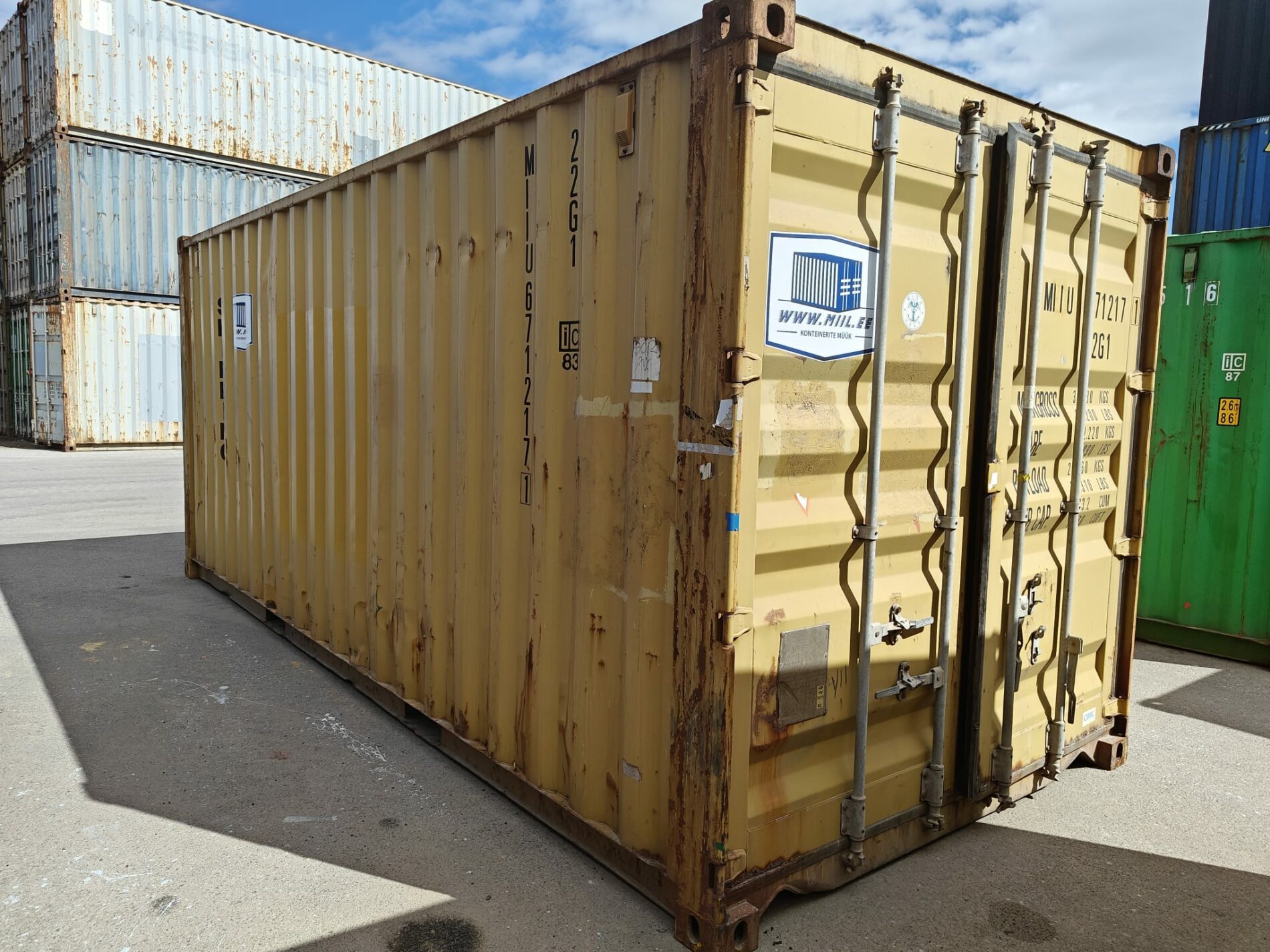 20DC Merekonteiner MIIU6712171 – TALLINN
