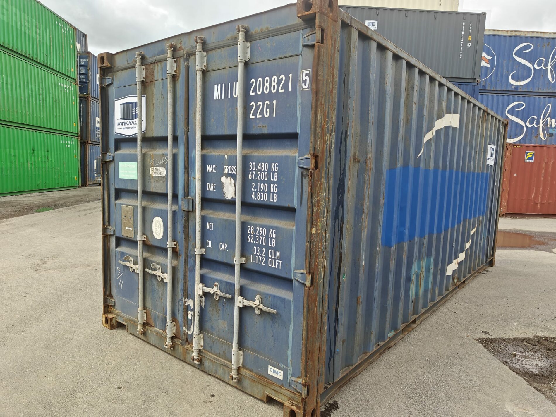 20DC Merekonteiner MIIU2088215 - PÄRNU
