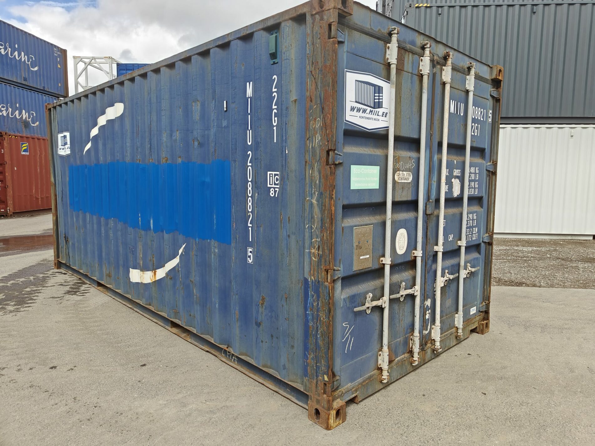 20DC Merekonteiner MIIU2088215 - PÄRNU - Image 3