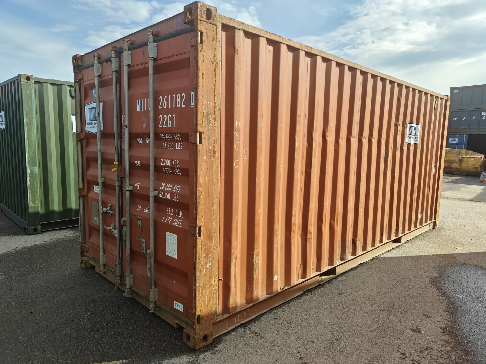 20DC Merekonteiner MIIU2611820 – TALLINN