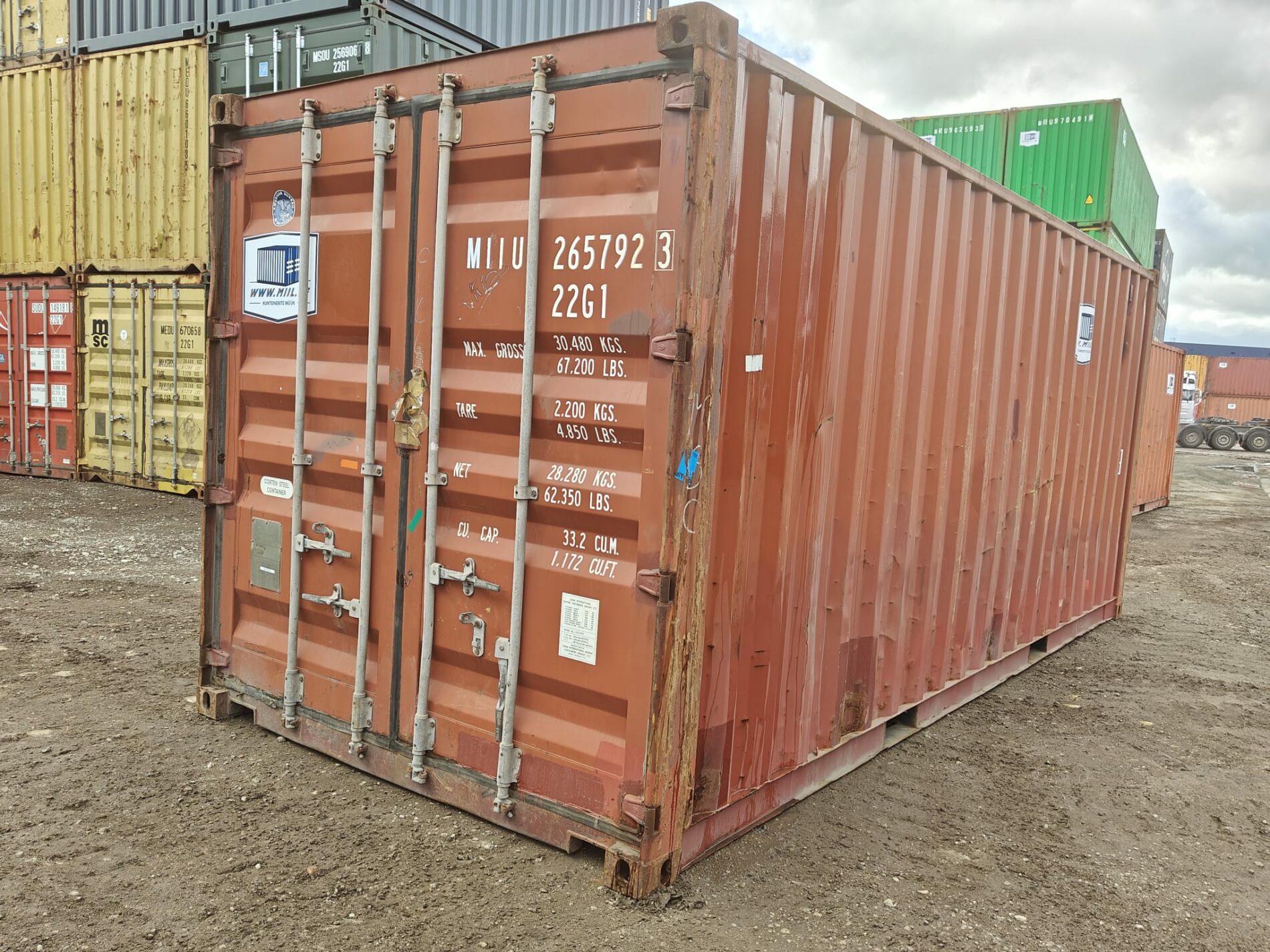 20DC Merekonteiner MIIU2657923 - PÄRNU