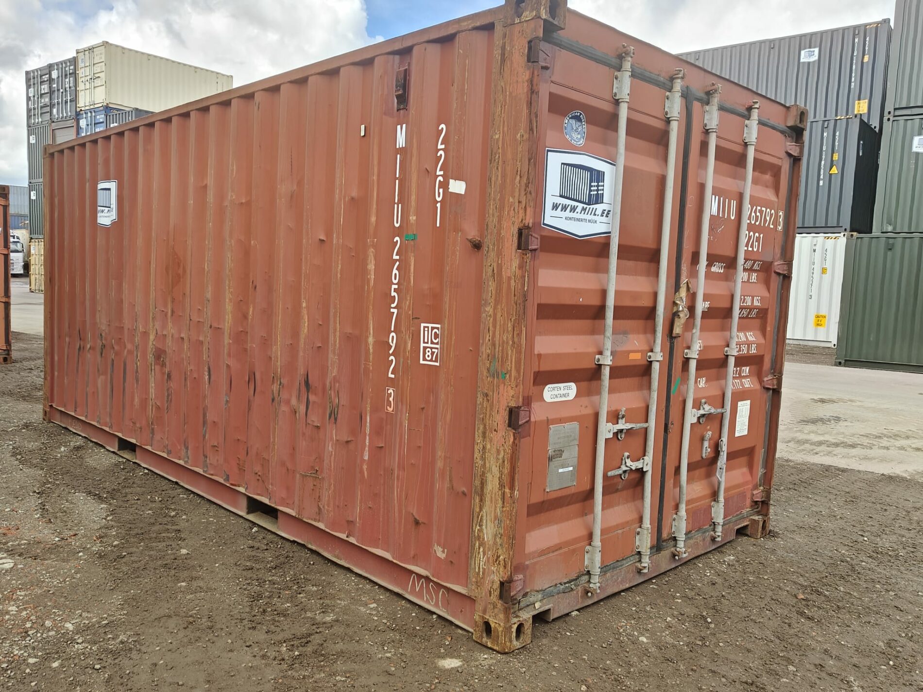 20DC Merekonteiner MIIU2657923 - PÄRNU - Image 3