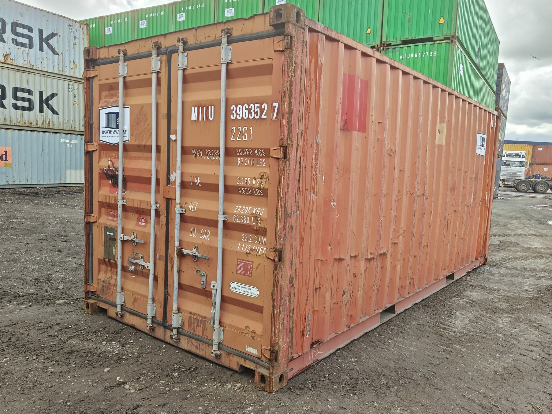 20DC Merekonteiner MIIU3963527 - PÄRNU