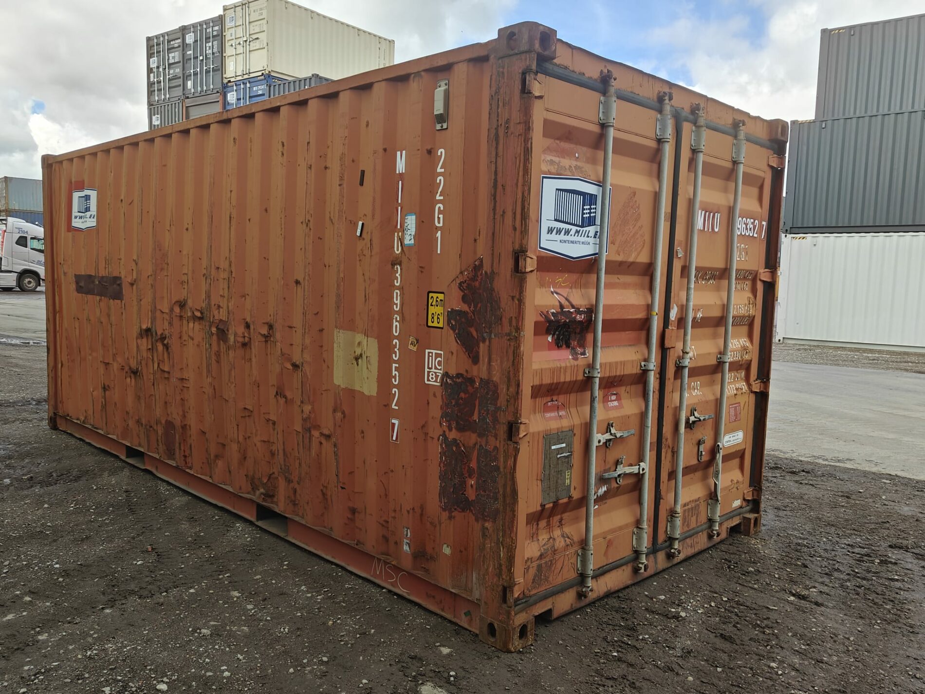20DC Merekonteiner MIIU3963527 - PÄRNU - Image 3