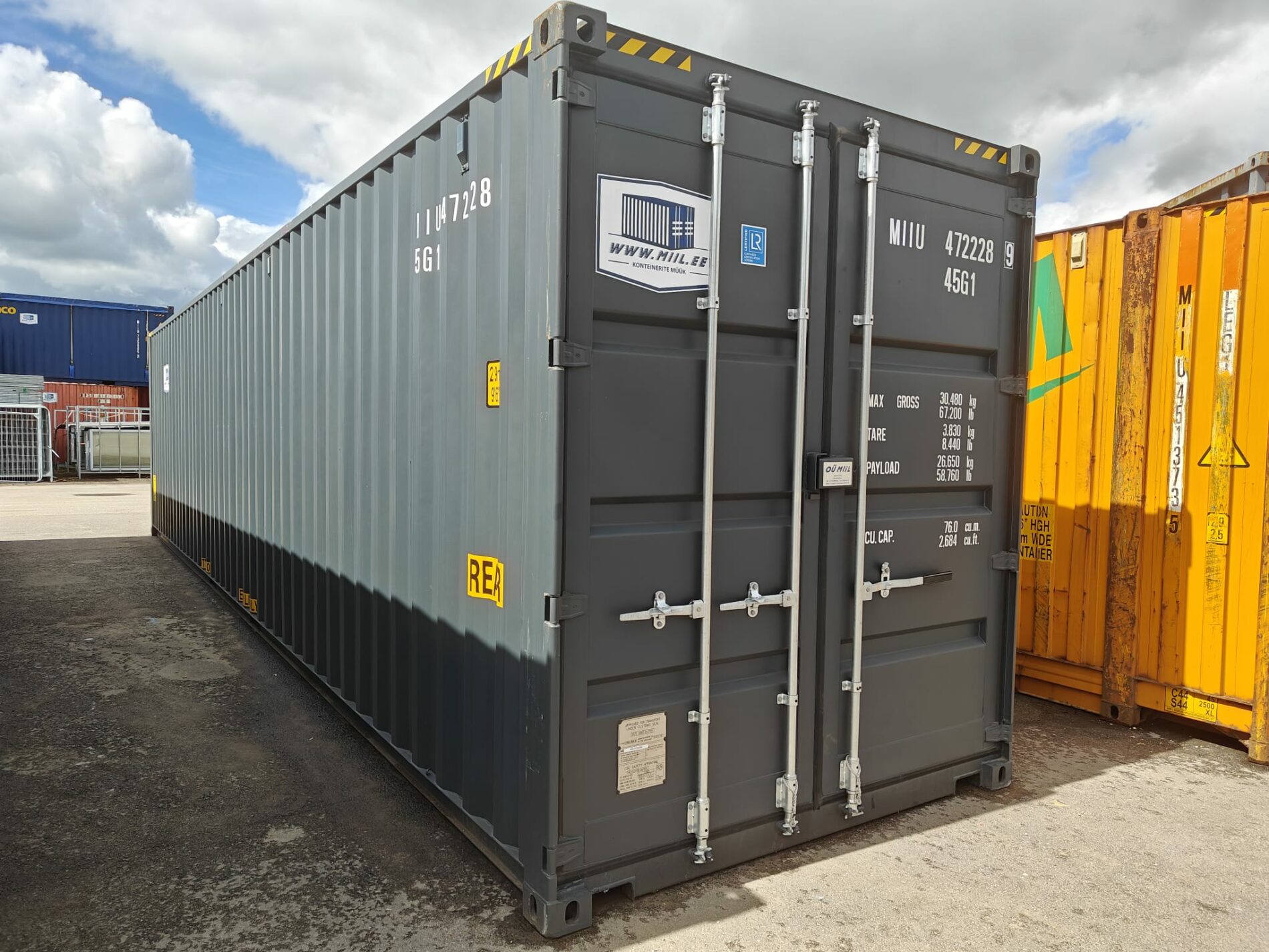 40HCDD Shipping container MIIU4722289 Tallinn (double door) - upon order - Image 5