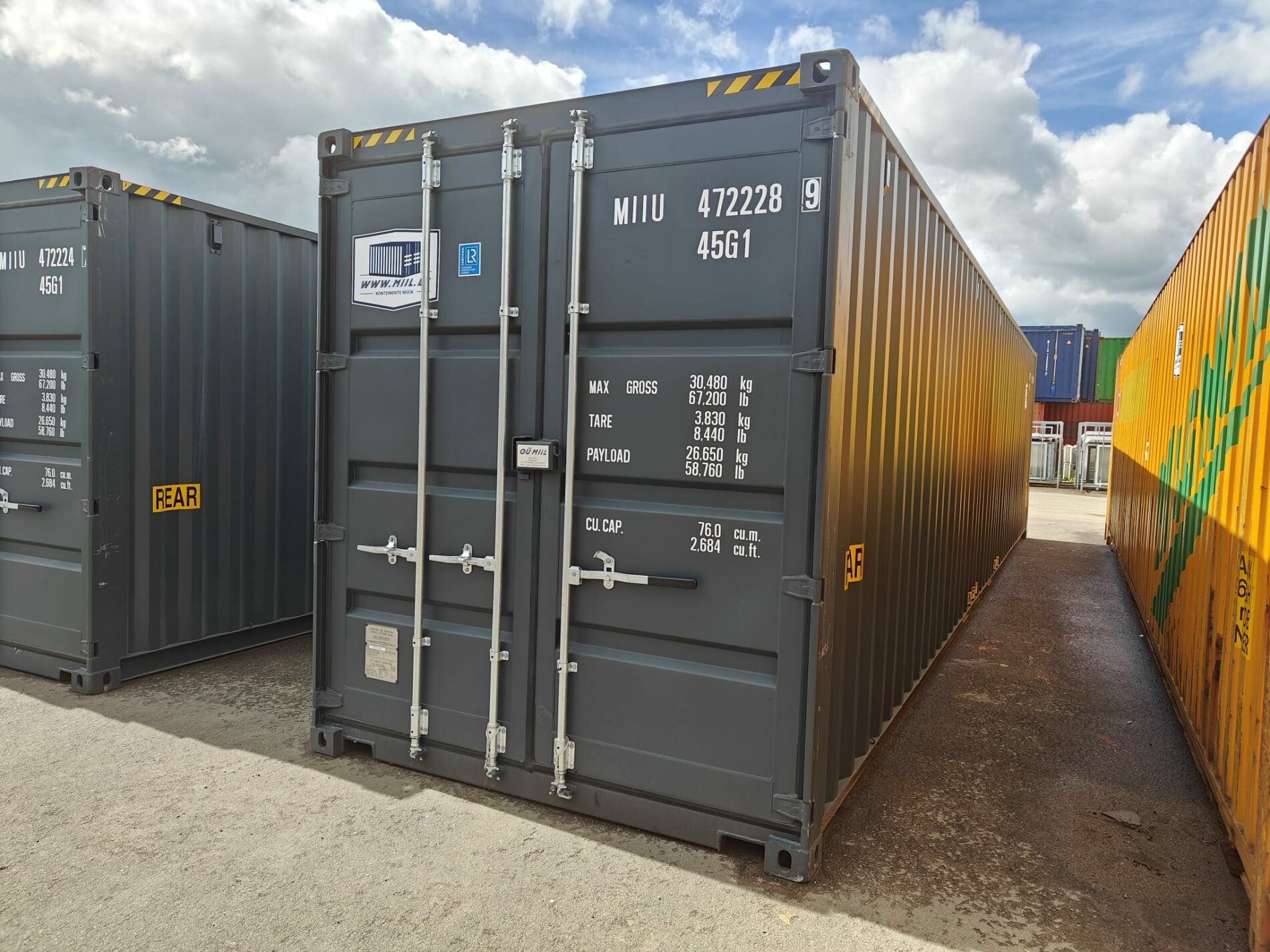 40HCDD Shipping container MIIU4722289 Tallinn (double door) - upon order - Image 2