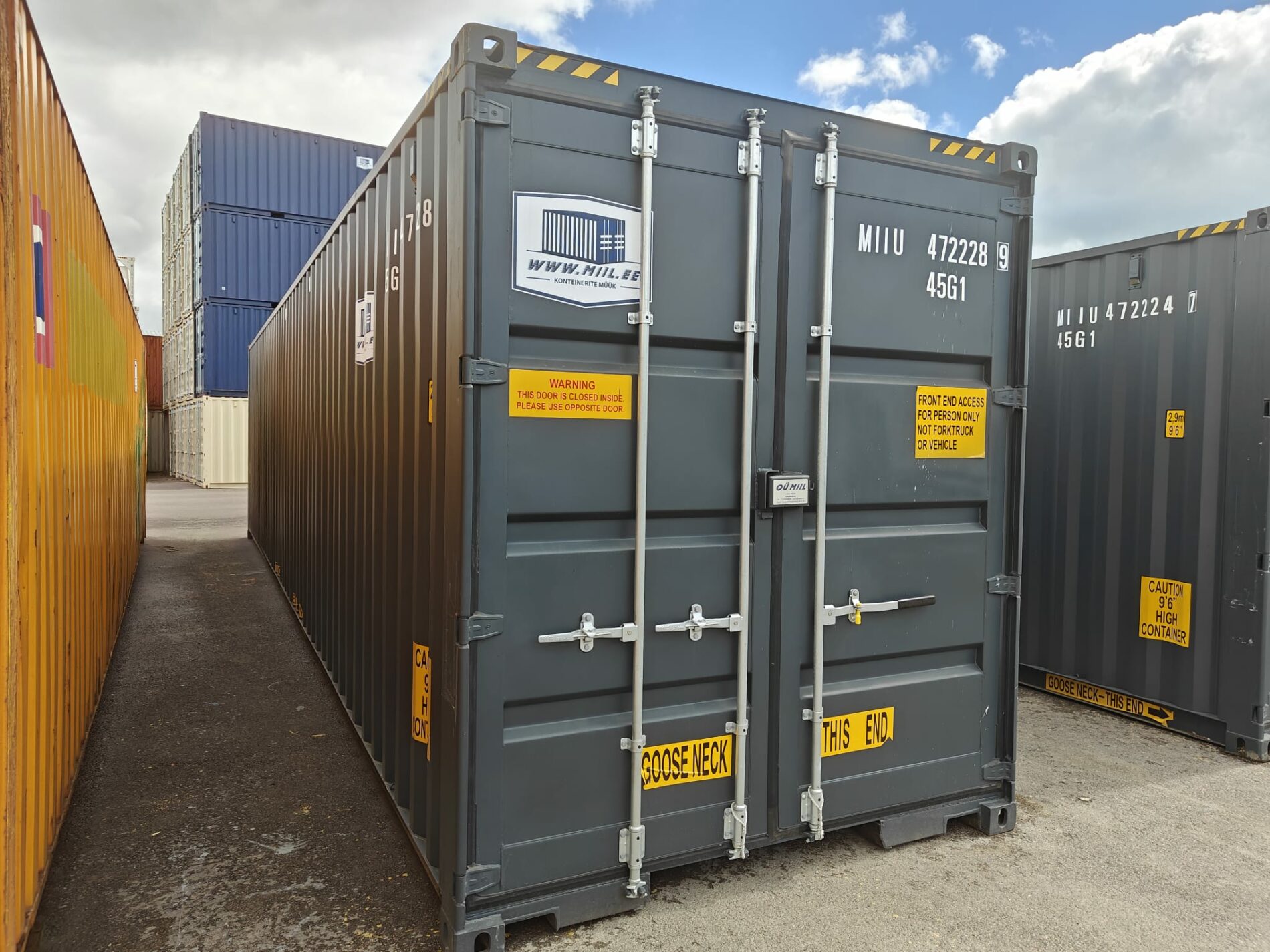 40HCDD Shipping container MIIU4722289 Tallinn (double door) - upon order - Image 3