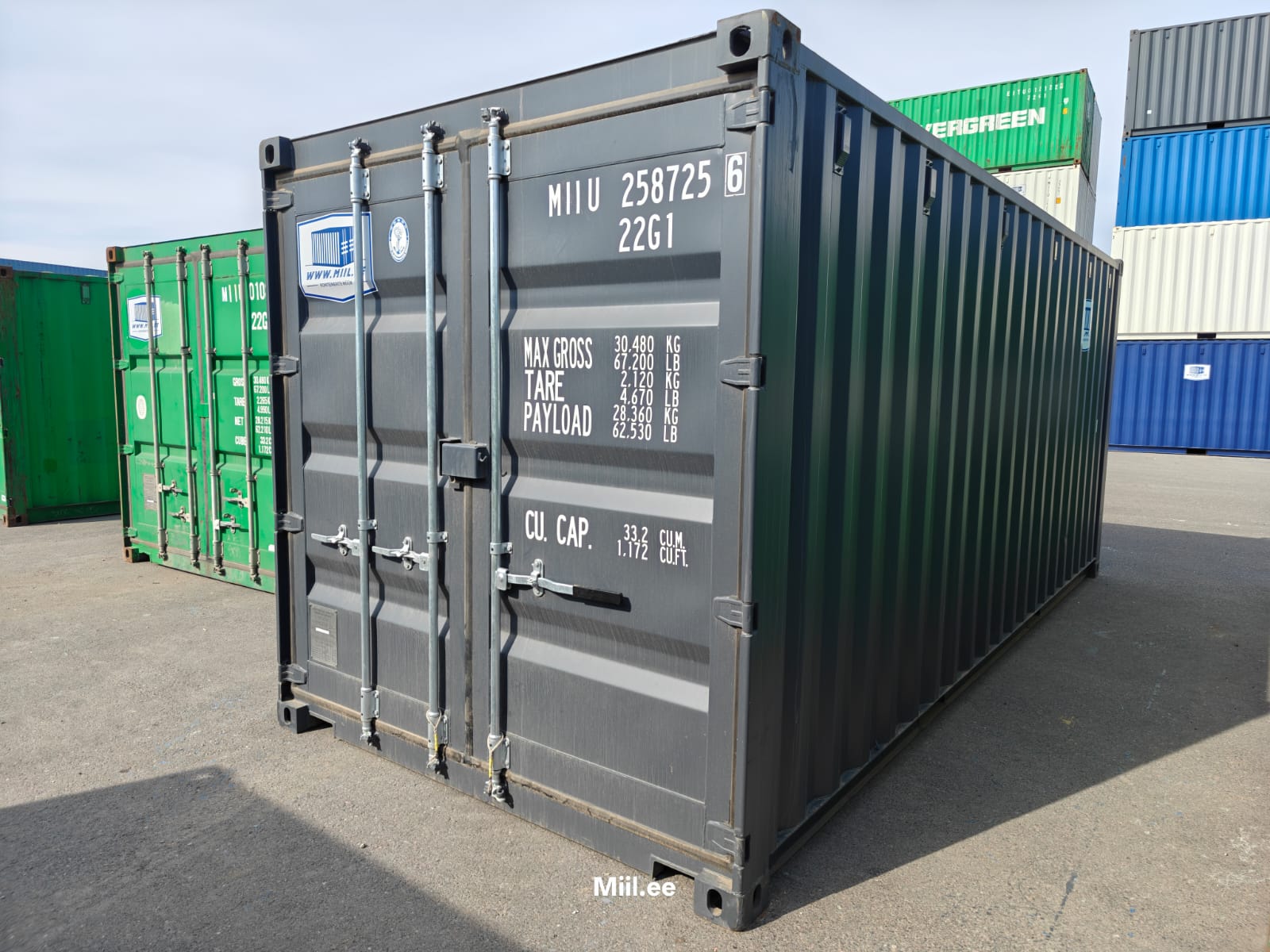 20DC Jūras konteiners MIIU2587256 - TALLINN